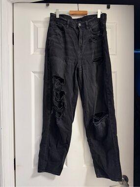 American Eagle Black Ripped Jeans